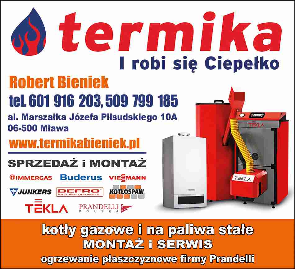 TECHNIKA GRZEWCZA "TERMIKA" - technika grzewcza MŁAWA technika grzewcza MŁAWA